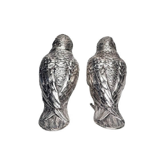 Berthold Muller Sterling Silver Parrot Salt & Pepper Shakers #16021 - Picture 5 of 10